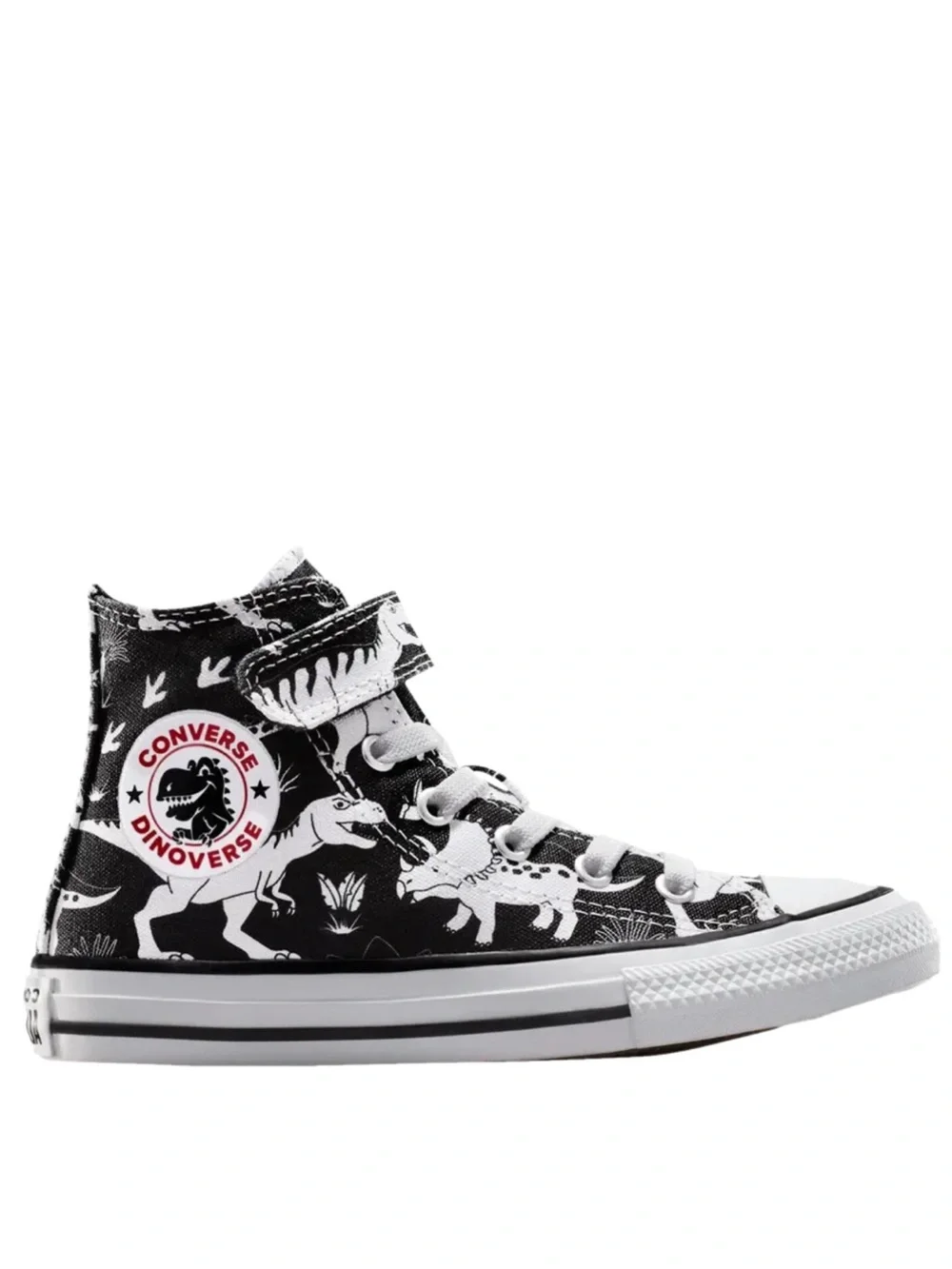 Converse Chuck Taylor All Star EasyOn High PS 'Dino Party' Slip On Size 3 NEW - Picture 1 of 15